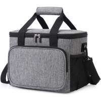 24L Large Lunch Bag Insulated Lunch Box Soft Cooler Cooling Tote for Adult Men Women